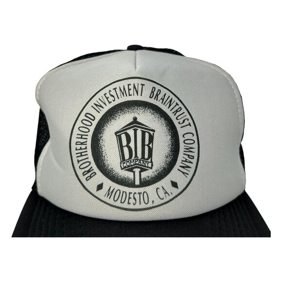 Brotherhood Investment Braintrust Co. Modesto CA Trucker Hat Otto Cap Snapback - Picture 2 of 13